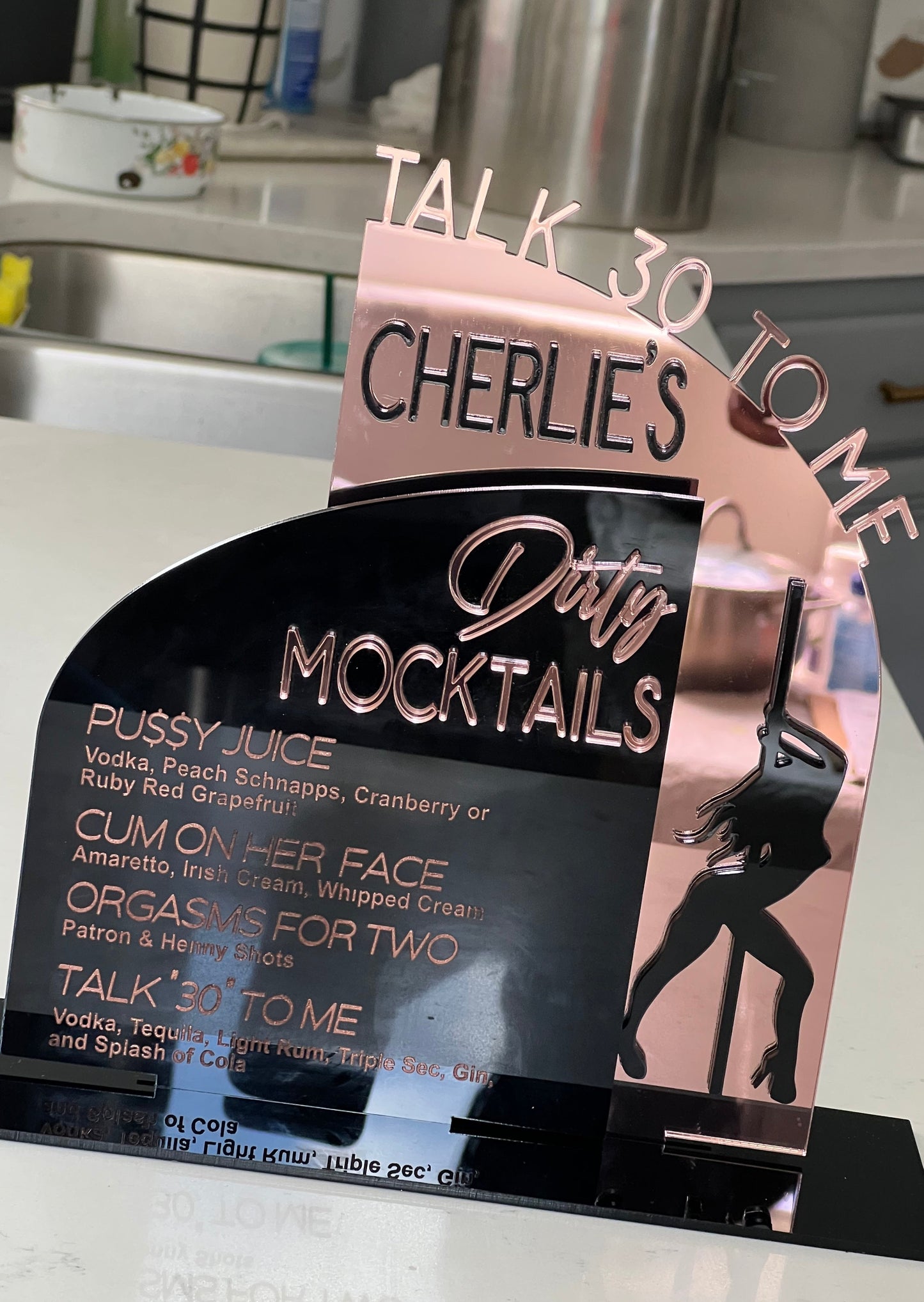 Arched Bar Menu