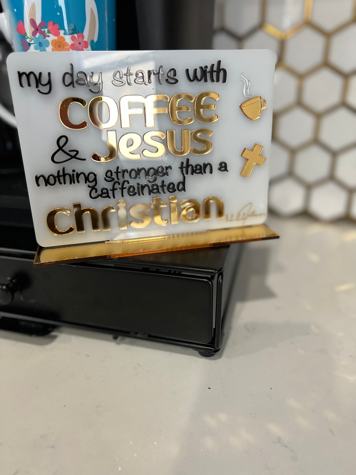 Acrylic Coffee Bar Sign