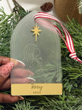 Personalized Praying Child Christmas Ornament
