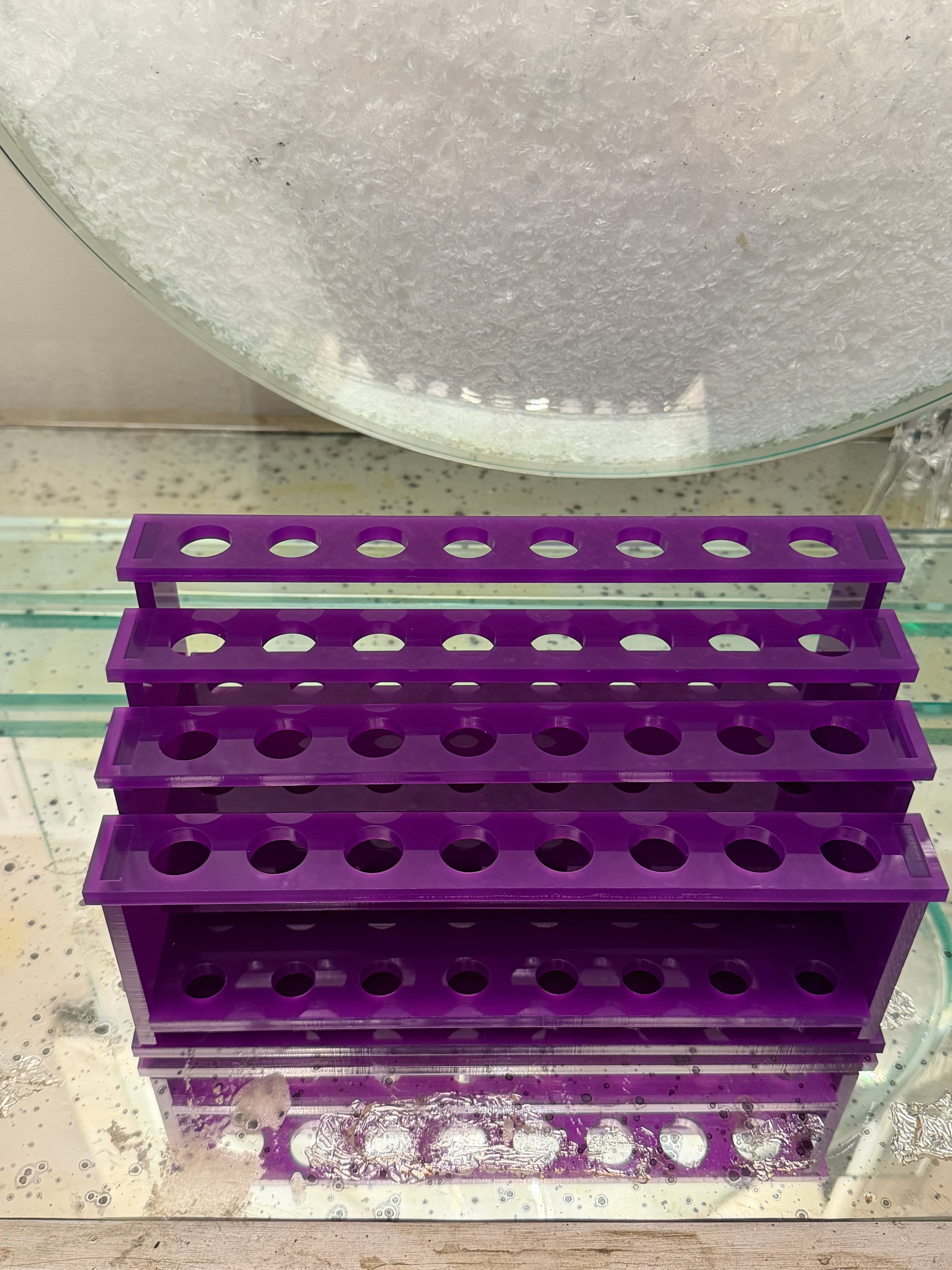Acrylic Rhinestone Pen Holder