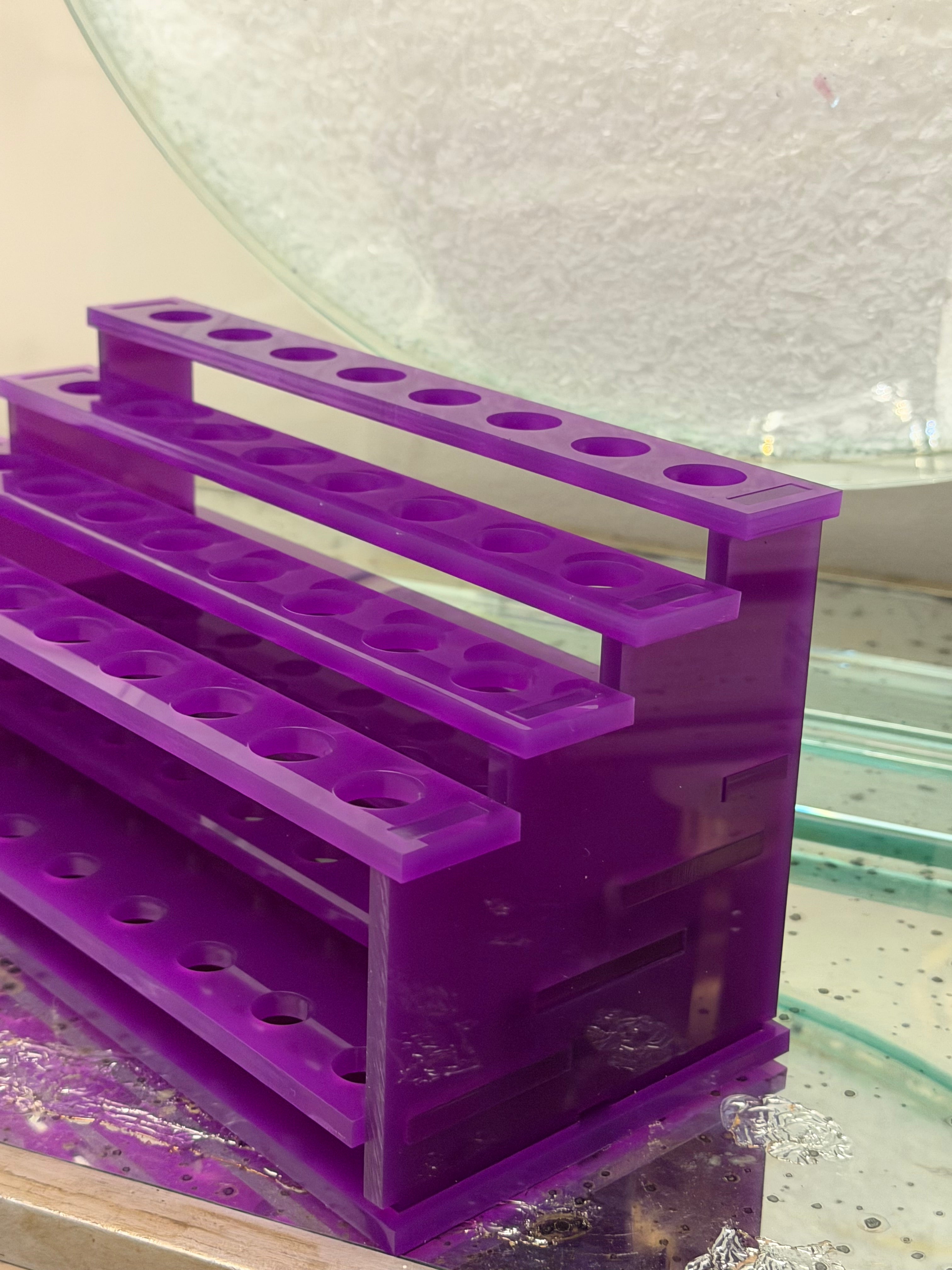 Acrylic Rhinestone Pen Holder