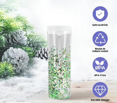 24oz Acrylic w/ Handle Snow Globe