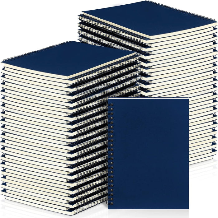 NAVY BLUE NOTEBOOK WITH TEAL LOGO