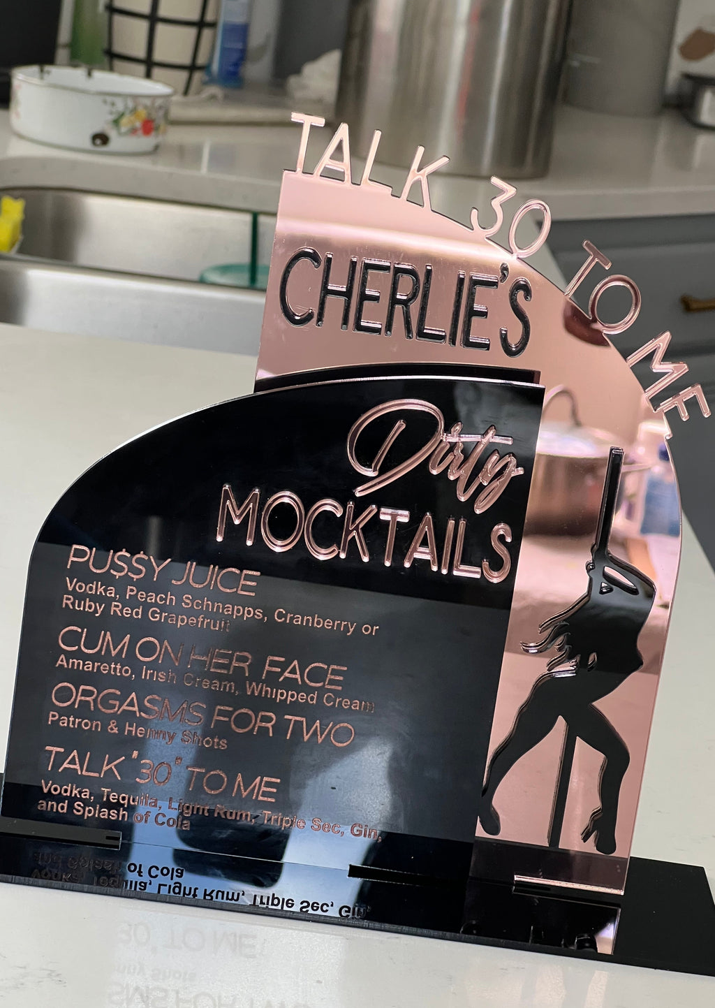 Arched Bar Menu