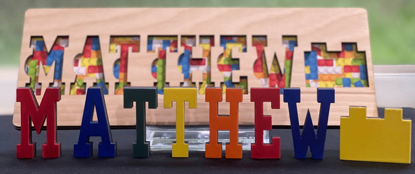 Wooden Name Puzzle