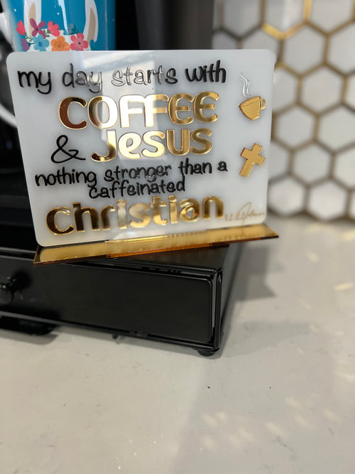 Acrylic Coffee Bar Sign